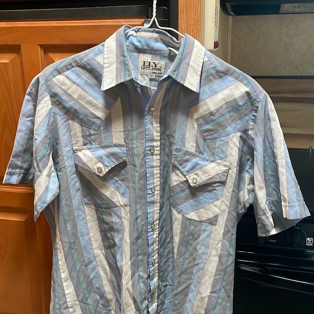 Vintage Ely Cattleman button up. 15 1/2
